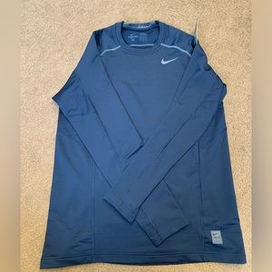 Nike Hyperwarm long sleeve Dri-Fit Shirt Blue Men’s XL